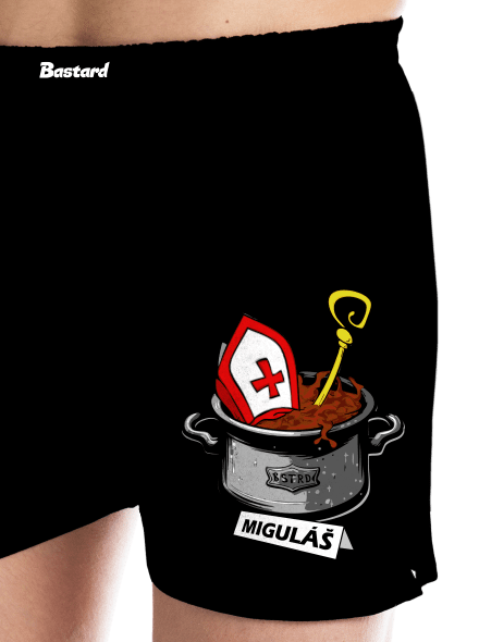 Miguláš pánské trenky Black