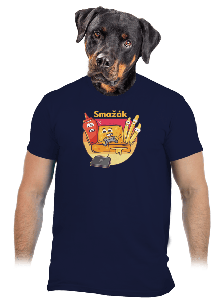 Smažák pánské tričko Navy