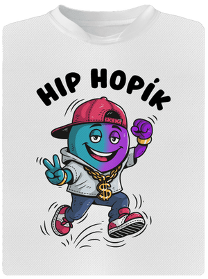 Hip Hopík dětské sportovní tričko White