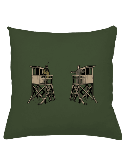 Myslivec a kazatelna polštář Olive Green