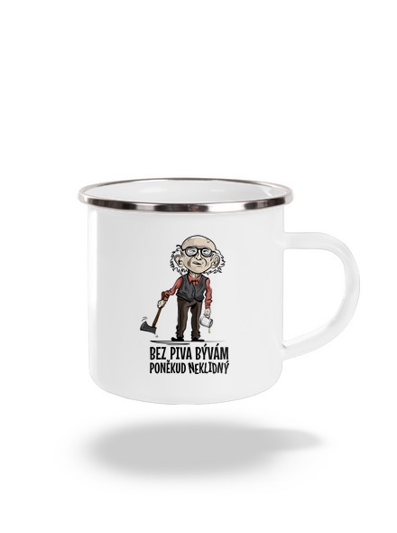 Neklidný bez piva plecháček White