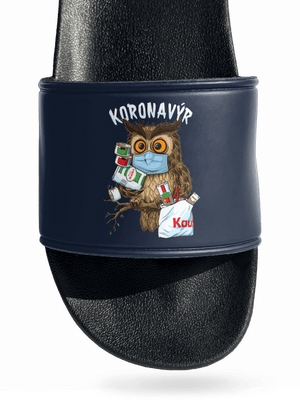 Koronavýr pantofle Navy