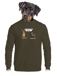 unisex mikina bez kapuce