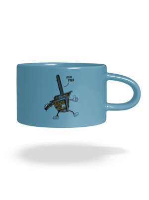 Jsem pila hrnek makronka Blue Macaron