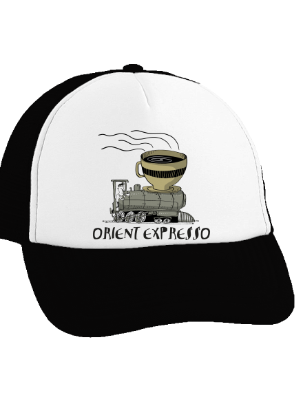 Orient expresso kšiltovka truckerka Black cap