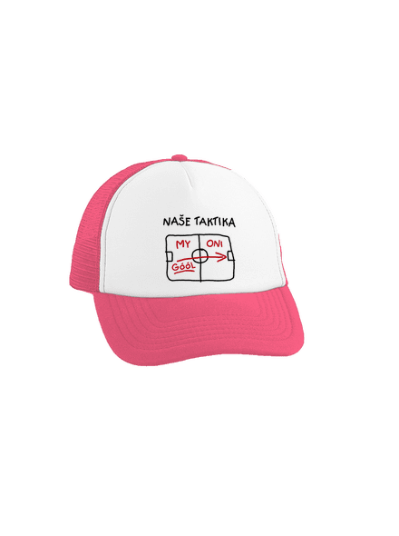 Naše taktika kšiltovka truckerka Fluorescent Pink cap
