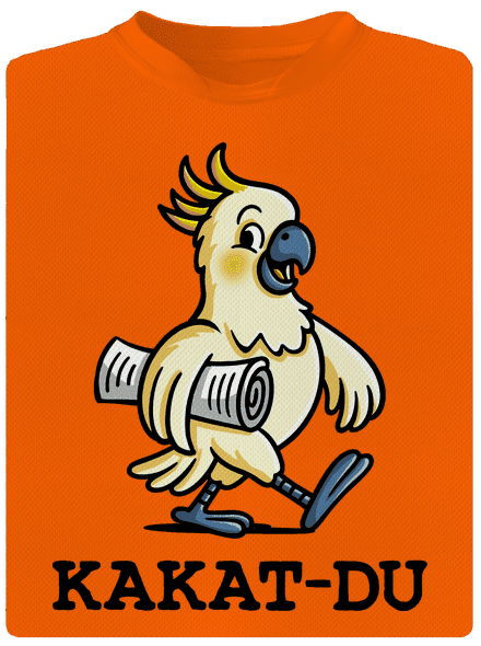 Kakat-du dětské sportovní tričko Neon Orange