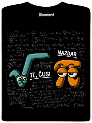 Pí, čus! pánské tričko Black