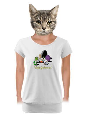 dámské tričko s lemem