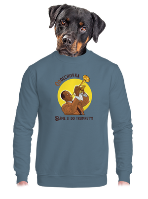 unisex mikina bez kapuce