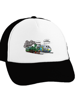 Zakouříme? kšiltovka truckerka Black cap