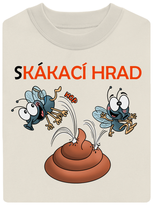 Skákací hrad unisex mikina bez kapuce Off White