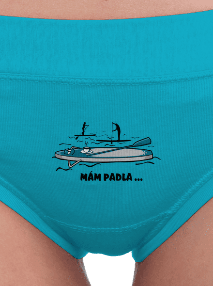 Mám padla dámské kalhotky Turquoise