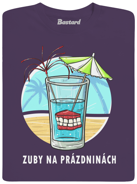 Zuby na prázdninách pánské tričko Urban Purple