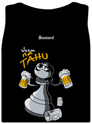 Na tahu dámské tílko klasické Black