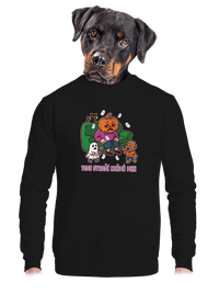 unisex mikina bez kapuce