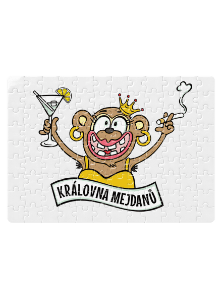Královna mejdanů puzzle White