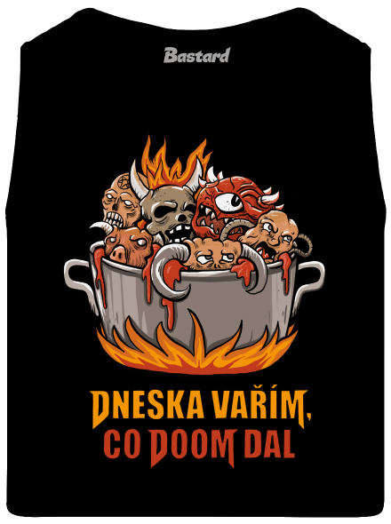 Co Doom dal pánské tílko Black