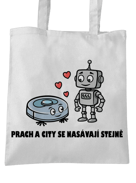 Láska mezi roboty taška White