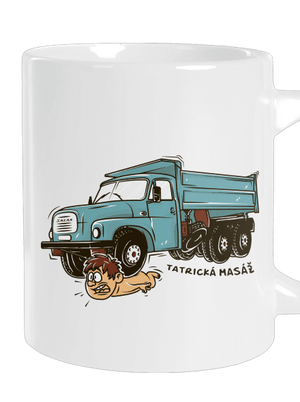 Tatrická masáž velký hrnek White