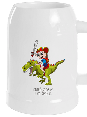 Kluk ve škole půllitr White