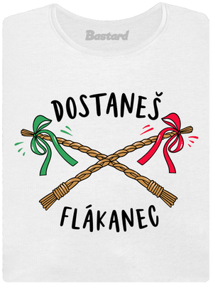 Flákanec dámské tričko White