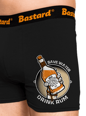 Save Water boxerky Black