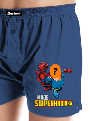 Moje superhrdinka pánské trenky Blue