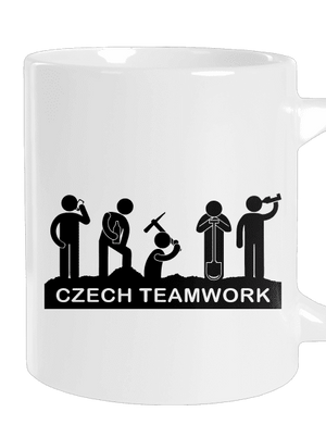 Czech Teamwork velký hrnek White