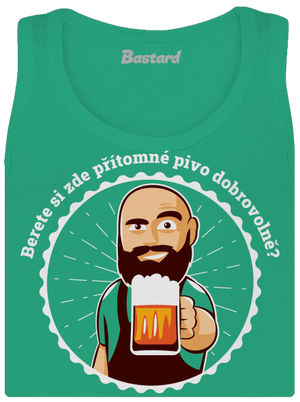 Pivo dobrovolně dámské tílko klasické Mint Mal