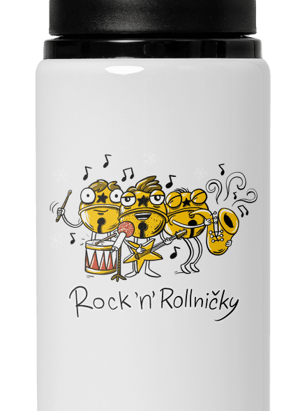 Rock 'n' rollničky lahev na vodu White