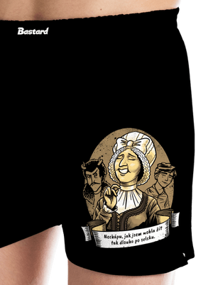 B14: Dorota Máchalová pánské trenky Black