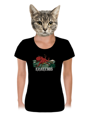 Krakenoš dámské tričko Black