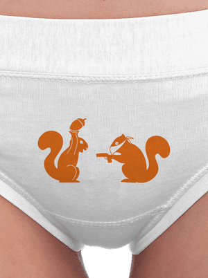 Veverky dámské kalhotky White