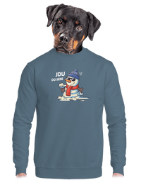 unisex mikina bez kapuce