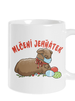 Mlčení jehňátek klasický hrnek White