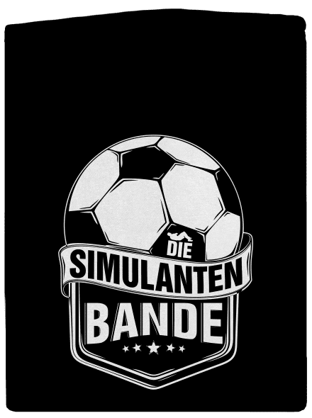 Simulanten bande pánská mikina na zip Black