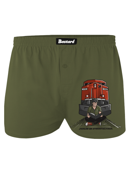 Studentská kolej pánské trenky Khaki