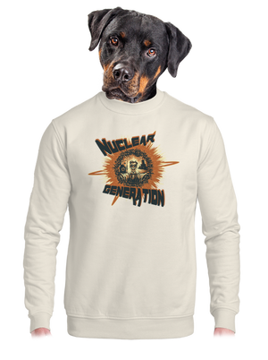 unisex mikina bez kapuce