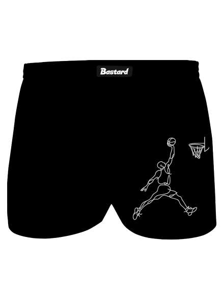 One line slam dunk pánské trenky Black