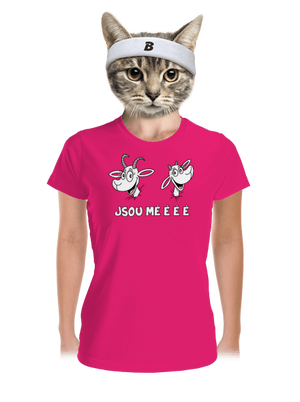 Kozy Jsou méééé dámské sportovní tričko Neon Pink