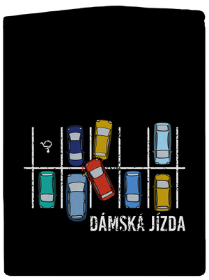 Dámská jízda pánská mikina na zip Black