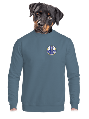 unisex mikina bez kapuce