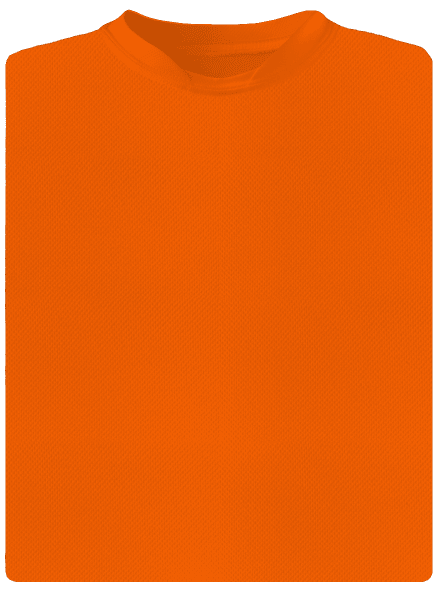 Bez potisku pánské sportovní tričko Neon Orange