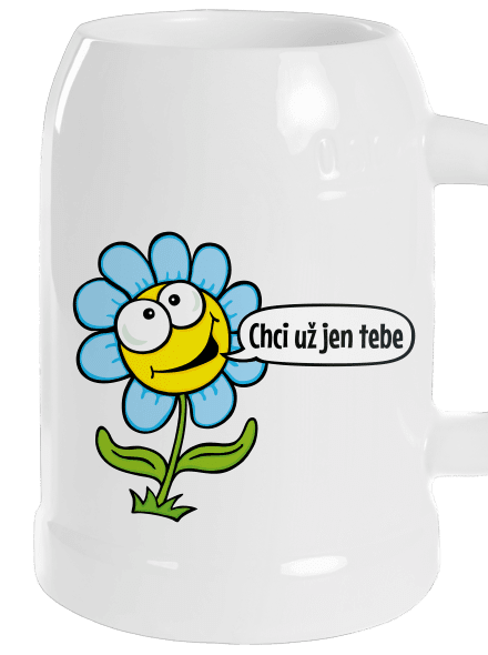 Chci už jen tebe půllitr White
