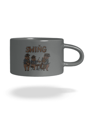 Swiňg hrnek makronka Grey Macaron