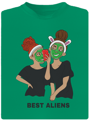 Best aliens dětské sportovní tričko Kelly Green Mal