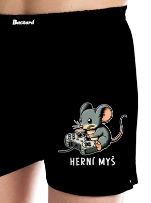 Herní myš pánské trenky Black