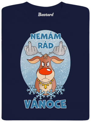 Nemám rád Vánoce dětské tričko Navy