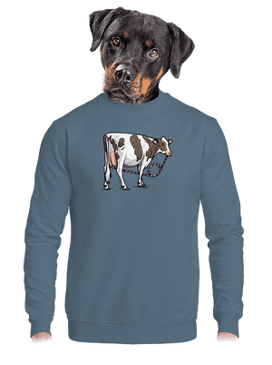 unisex mikina bez kapuce